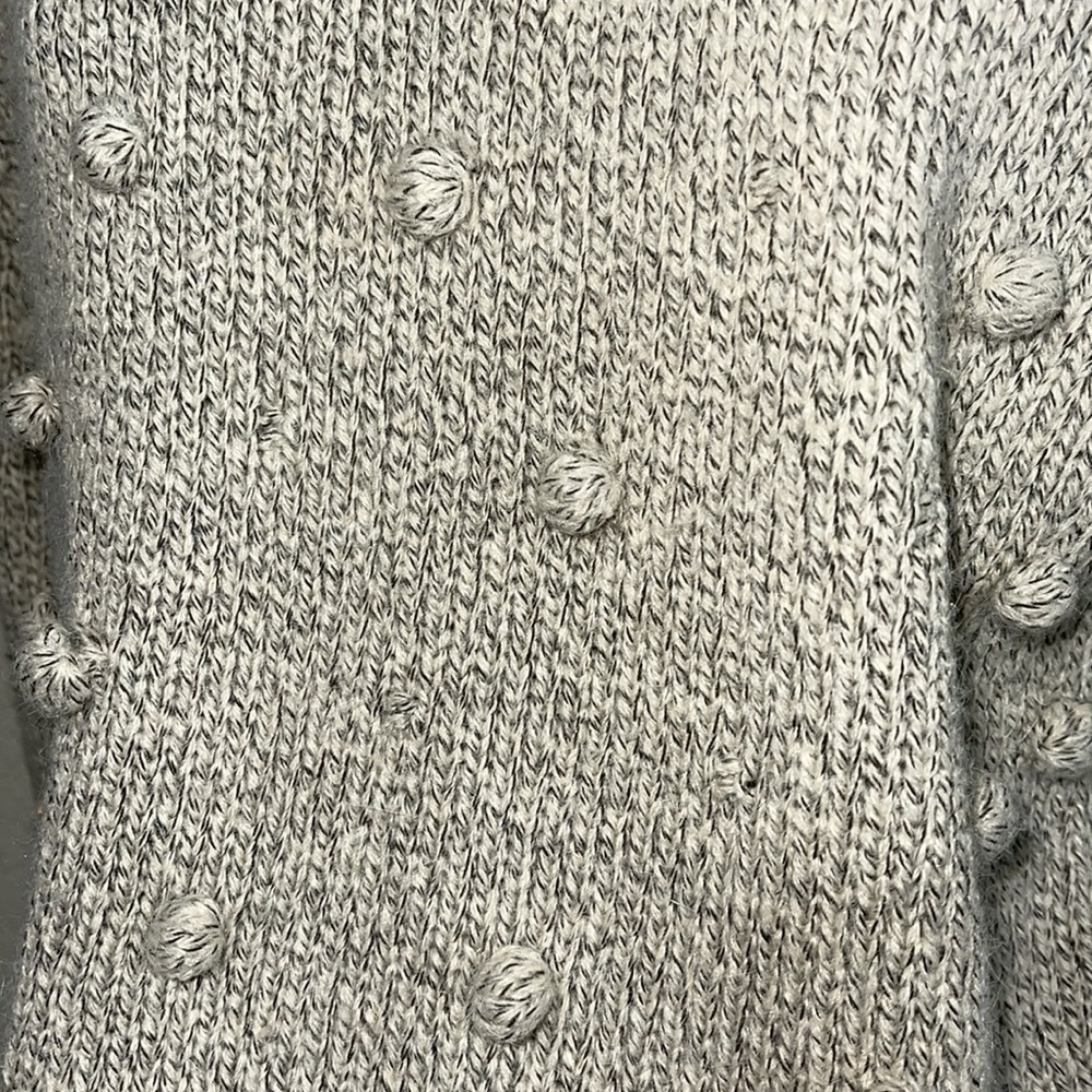 All:Row Grey Pom Pom Sweater Size S - Picture 5 of 10